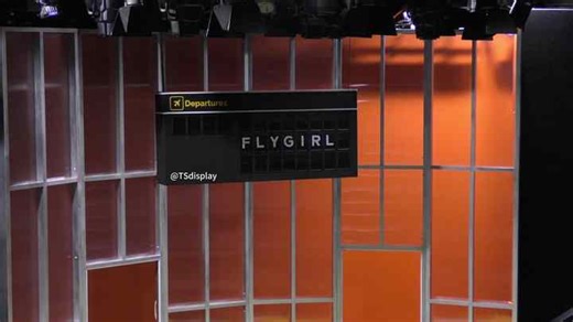 Programmable Kinetic Display with Picture Flap and Flip Letter Signage Retro Flip Board