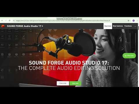 SOUND FORGE Audio Studio 17 + License Key 2026 Download Free Trial