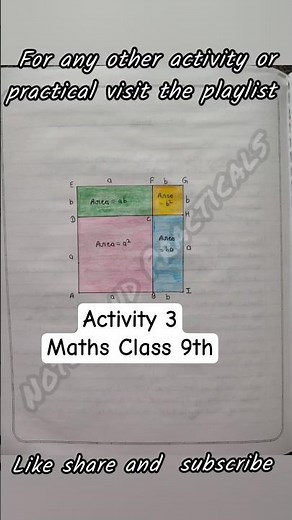 Class 9 Maths Lab Activity 3 Solution// Maths Lab Practical Class 9// #mathsactivity #maths #file