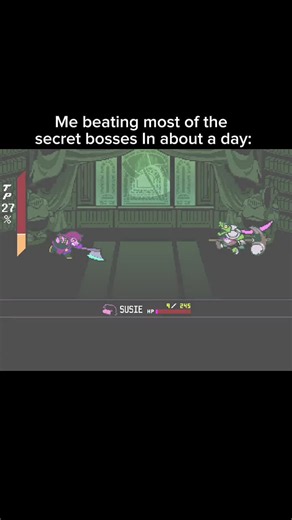 Boss took me too long bruh, too long #deltarune #madmewmew #secretboss #edit #fyp
