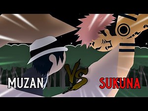 Kibutsuji Muzan Vs Ryomen Sukuna | Stick Nodes Anime Battle #5 - Blaze Nodes