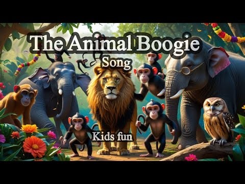 The Animal Boogie 🐯🦁 | Fun Dance Song for Kids | Action Rhyme|Kids Rhymes And Songs