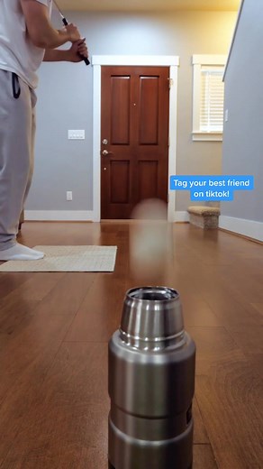 9 hours later, we actually did it. By far the hardest one yet, please share with your best friend‼️ #pingpong #viral #golf #fyp