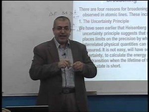 Lecture 10: Introduction to Atomic Spectroscopy (1)