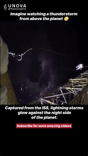 Lightning Storms From Space Look Unreal ⚡🌍