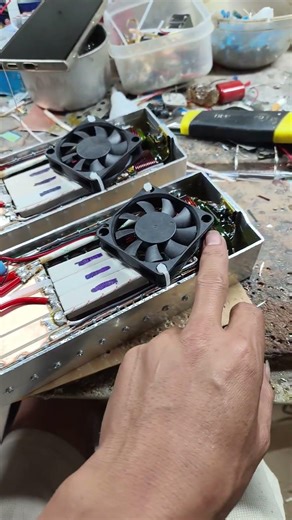 Fish shocking device in Tay Ninh. U-shaped core fish shocking device.