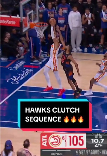 Hawks Seal Win vs. Knicks at MSG with Clutch Buckets