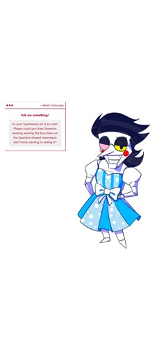 My strawpage reply 5⭐️#deltarune #deltarunechapter3 #tenna #spamton #spamtenna