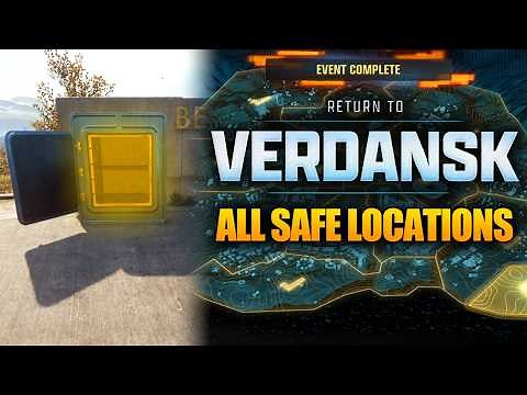All Safe Locations! (The Return To Verdansk Event Completed FAST!)
