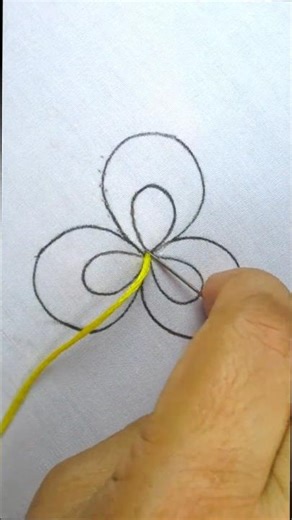 latest hand embroidery tutorial for beginners. #trending #reels #tutorial #embroidery #shorts