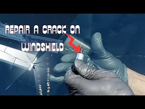 Step by step guide How to repair a windshield using a repair kit