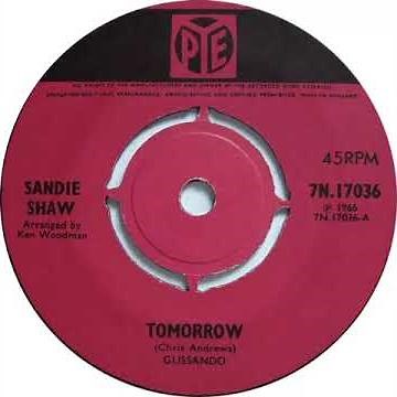 UK New Entry 1966 (31) Sandie Shaw - Tomorrow