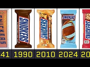 The Evolution of Snickers Candy Bar From 1930 to 2025