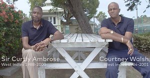Watch: Pace legends Curtly Ambrose and Courtney Walsh talk cricket, bowling in tandem and more