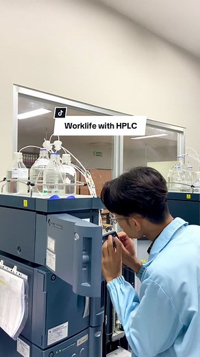 Worklife with HPLC🫧💫 #pharmacist #chemistry #RnD #HPLC #industrifarmasi #semarang