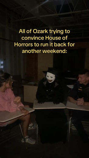 Ozark's haunting isn't over just yet… 🎃 The City of Ozark, AR heard you loud and clear — and it’s official: House of Horrors is BACK for ONE. MORE. NIGHT. 👏👏 Halloween, Friday, Oct. 31 @ 8 – 11 PM 🕗 2914 W Commercial St, Ozark, AR 📍 - $10 teens/adults | $5 kids 💵 - All proceeds go to Shop with a Cop 🚓❤️ Kick off your night at Scare on the Square, grab dinner at a local spot, and then head over for one last round of screams! 👀 | Ozark Advertising & Promotion Commission