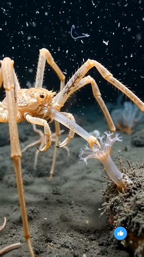 The Stilt Spider - Meet the Deep-Sea Spider That Walks on Stilts | Sea Spider