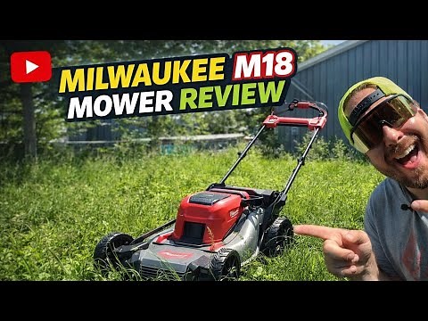 THE BEST BATTERY POWERED MOWER! Milwaukee M18 FUEL 21" Self Propelled Dual Battery Mower Review.