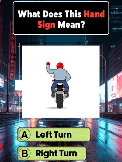 Understanding Road Sign Hand Signals