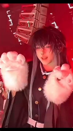 muichiro cosplay meow meow trend✨💚 #muichirotokito #animeedit #demonslayer #cosplay