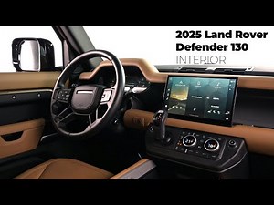 2025 Land Rover Defender 130 Interior Design and Technology