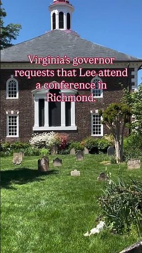 Robert E. Lee at Christ Church Before the Civil War | April 21, 1861