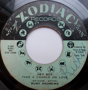 Ruby Andrews - Hey Boy (Take A Chance On Love)