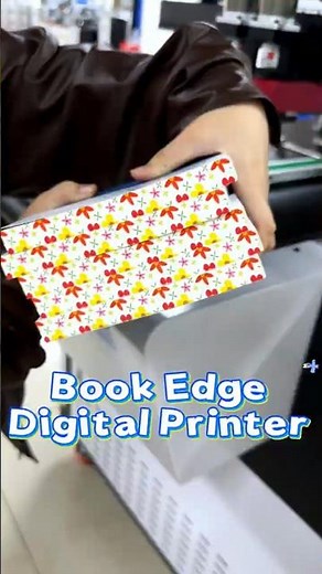 RobotJet Colorful Book Edges Printing Machine!--High speed book edge digital printer! #printing