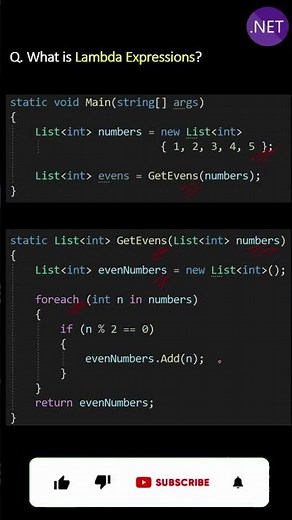 What is Lambda Expressions ?