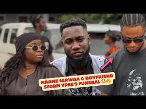 Maame Serwaa Shines With Boyfriend At Ypee’s Funeral 👀