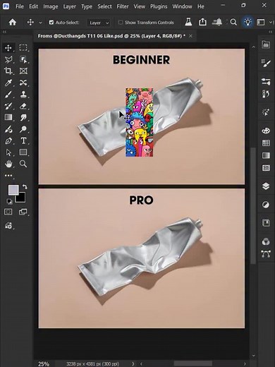 349K views · 50K reactions | Adobe Photoshop 2026 Tips - How to Create Color Tube Models Like a Pro #ducthangds #adobe | Đức Thắng DS | Facebook