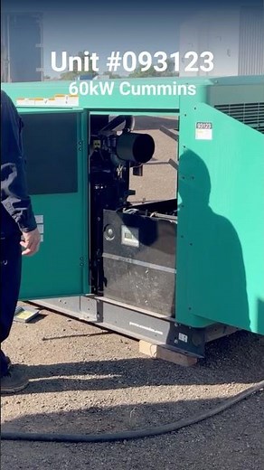 60kW Natural Gas Generator | Load Bank Test | Unit 093123