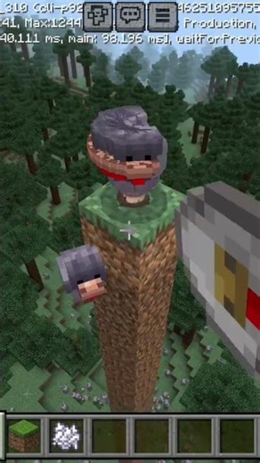 Minecraft bug (beta version) #Minecraft #bug #beta #gaming #funny #memes #minecraftmemes #bug