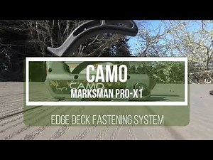 Building a Deck - How to Fasten a Deck Using the CAMO System