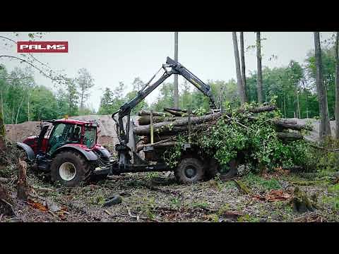 Palms Grapple Loader & Log Trailer from Hakmet Forestry