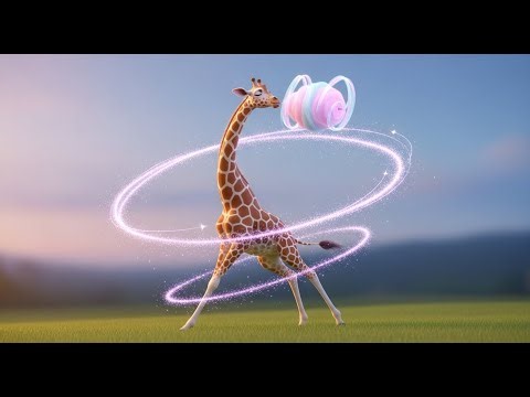 The Giraffe Who Loved Cotton Candy | Fun Kids Rhyme and Educational Song