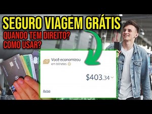 COMO TIRAR SEGURO VIAGEM GRATUITO MASTERCARD E VISA?