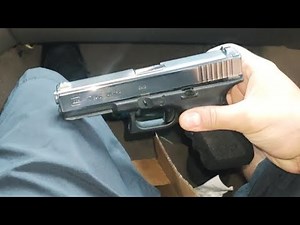 Glock 17 slide & barrel polished to a mirror finish process