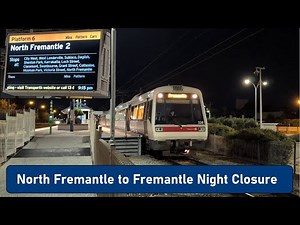 Fremantle Line North Fremantle to Fremantle Night Closure
