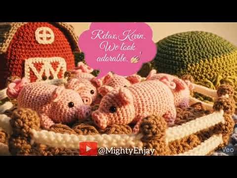 POV: My Crochet Pigs are Plotting Something..🙄