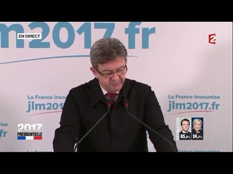 "Présidentielle 2017" : Réaction de Jean-Luc Mélenchon (France 2)