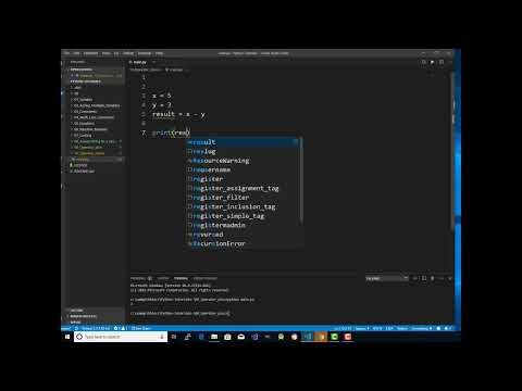 Python Tutorial For Beginners 11 Arithmetic Ope