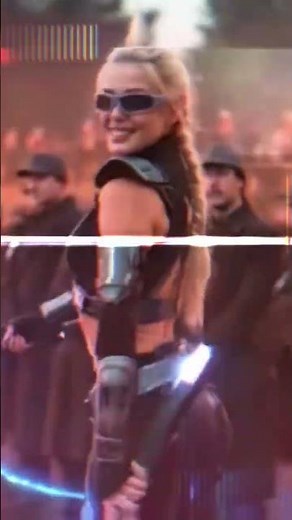 Rave girl dancing with lightsaber at the festival! Dancing to Wait What.