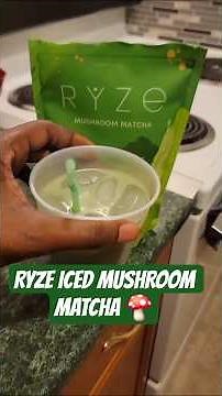 Ryze ICED Mushroom Matcha Recipe | Refreshing Anytime Drink