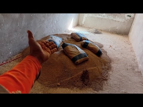 How to Mix & Spray Cement and Sand to Prepare the Floor | Strong Tile Base