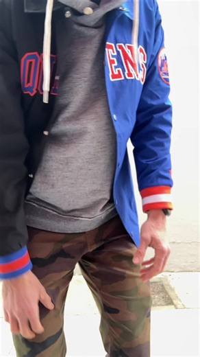 A reminder that our Queens Split Jacket is straight ⛽️. Order a size up and layer over a hoodie. Great for most seasons. The7Line.com #QueensNY #Mets