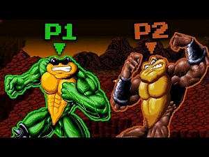 Battletoads in Battlemaniacs (SNES) - HARDEST Co-op Games of All Time! #1