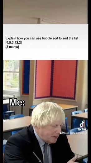 Do you know your sorting algorithms 🤨 #gcse #computerscience #softwareengineer