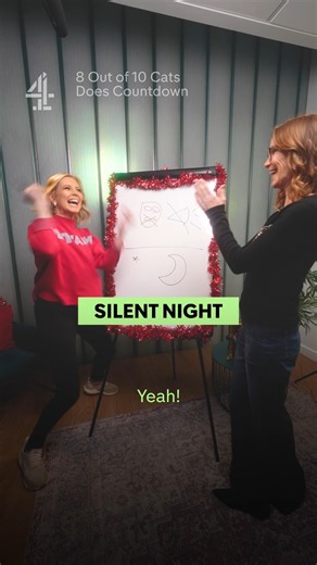 Christmas ghosts?? Susie Dent and Rachel Riley guess some Christmas Carols #8Outof10CatsDoesCountdown | Channel 4