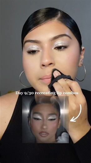 Y2k lip combo tutorial ❄️#lipcombo #90smakeup #makeup #maquillaje #y2k